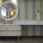 Buy Paris Wooden Dressing Table with Mirror - JF Homes