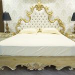 Buy Royal Golden King Size Luxury Master Bed Online in Pakistan JF Homes