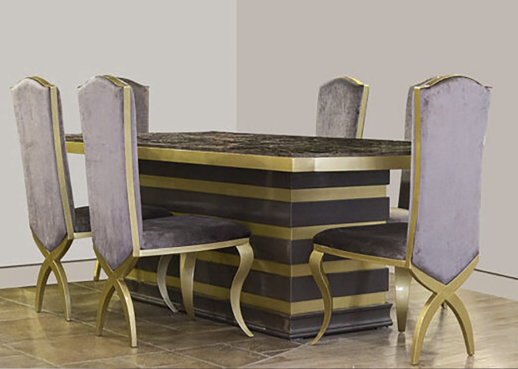 Peoria – Dining Table With 8 Chairs Set