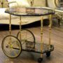 Tea Trolley – Golden & Black Polish