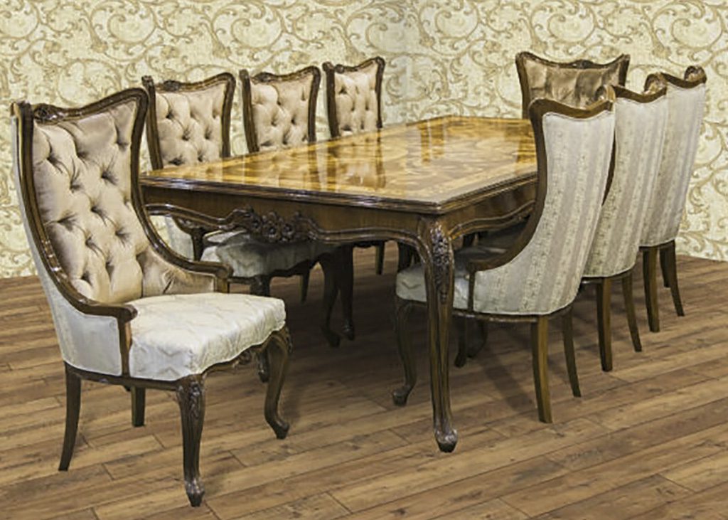 Florence – Dining table With 8 Chair Set