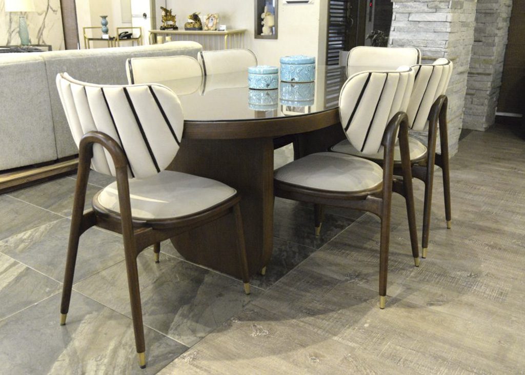 Marino-Dining Table With 6 Chairs