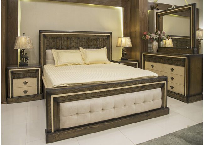 Buy Affordable Benson Bed Set Online in Pakistan - JF Homes