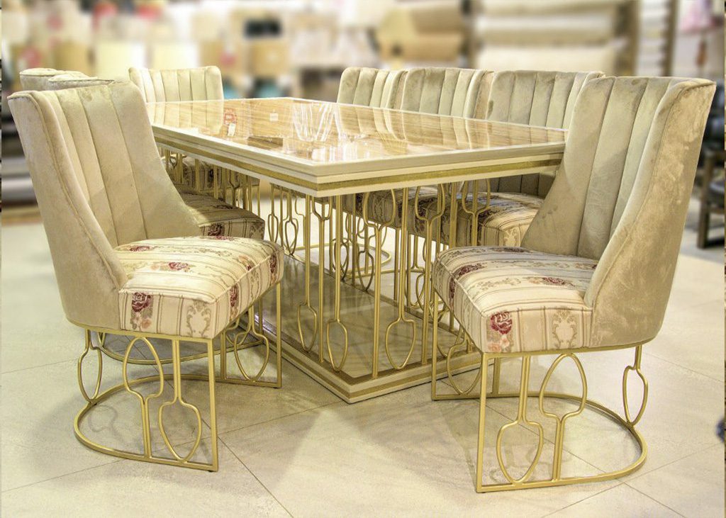 Demi – Dining Table With 8 Chairs