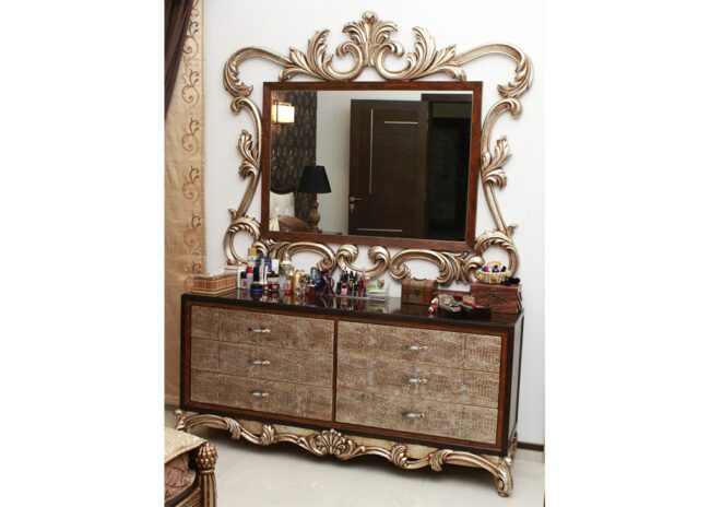 Buy Latina Mirror with 6-Drawer Master Dresser Online - JF Homes