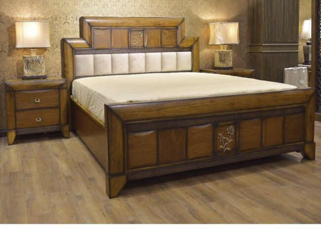 Buy Stylish and Modern Milan King Bed Online in Pakistan - JF Homes