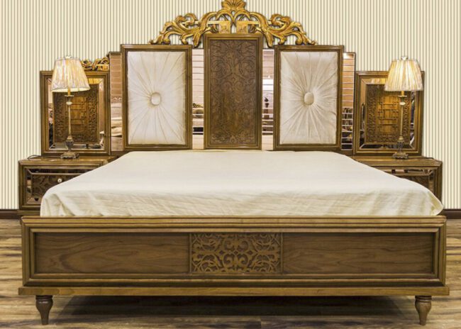Buy Luxurious Bedroom Ravenna Bed Set in Pakistan Online - JF Homes