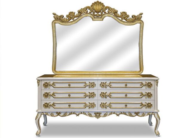 Buy Stylish & Luxurious Rome Dresser with Mirror - JF Homes