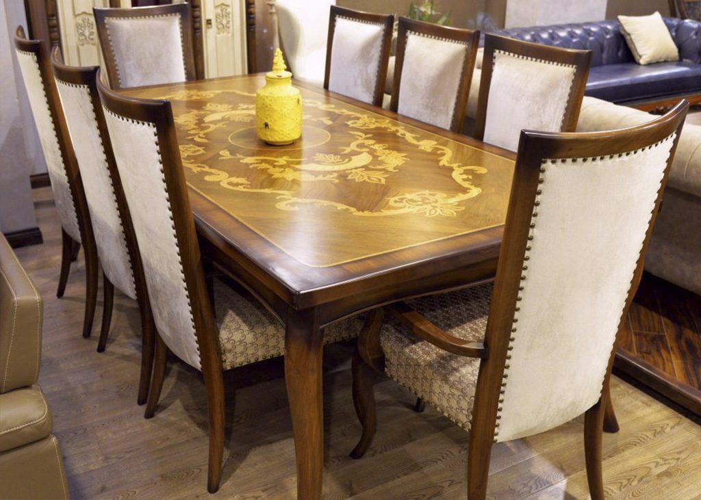 Atlanta – Dining Table With 8 Chair Set