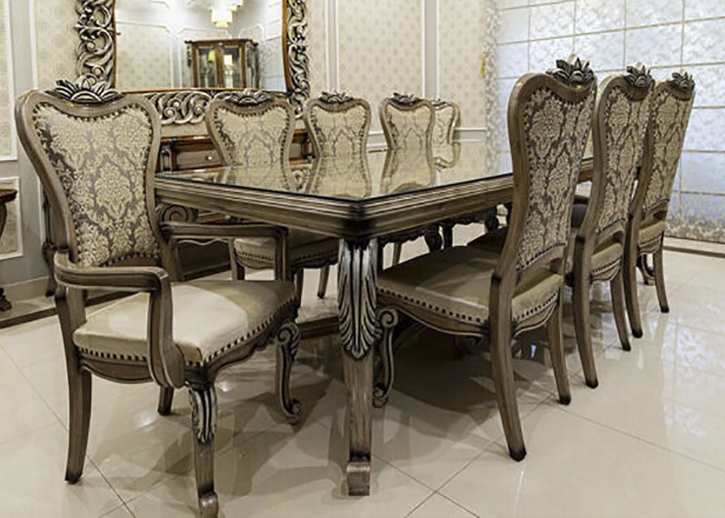 Thomas – Dining Table With 8 Chairs